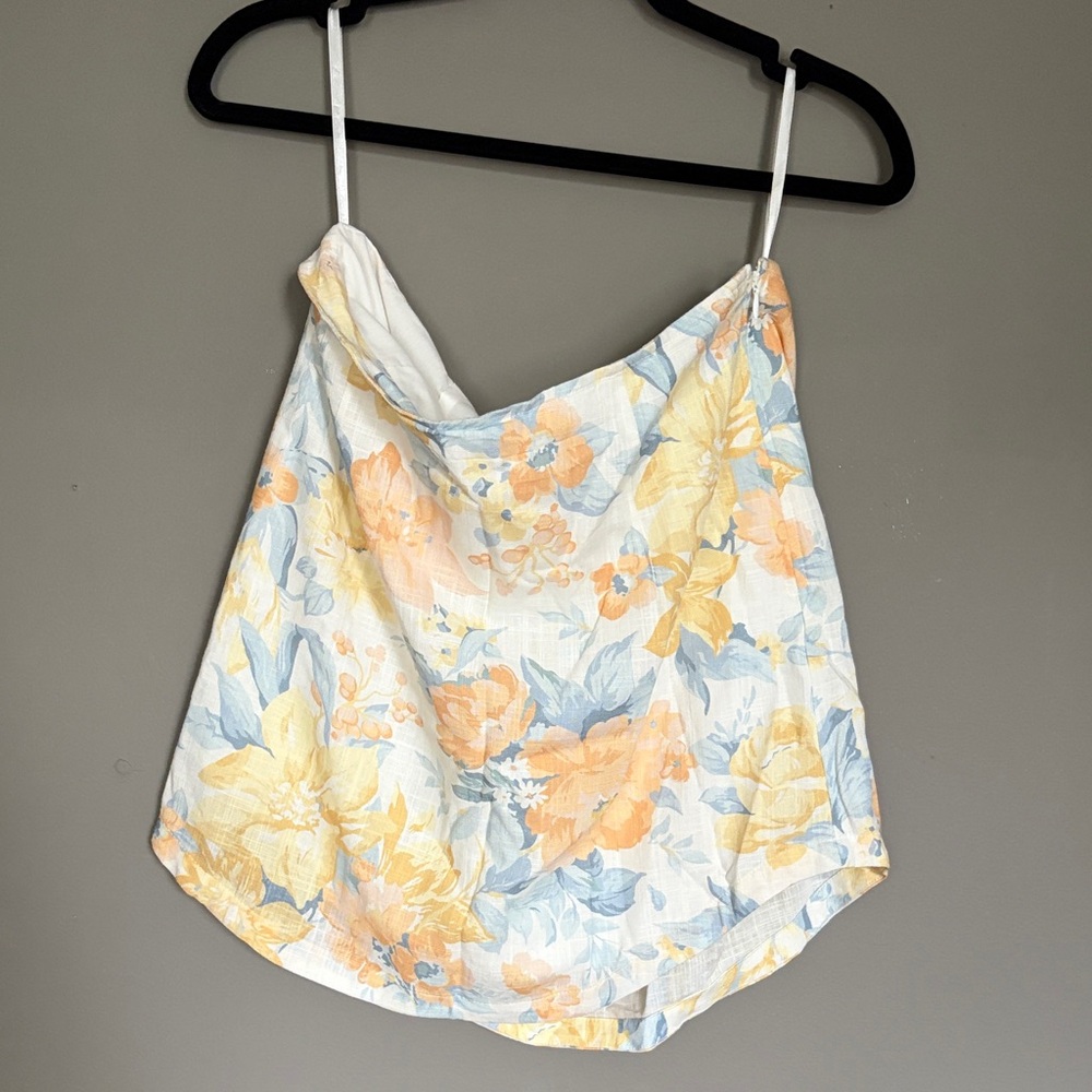 Floral Spaghetti Strap Top